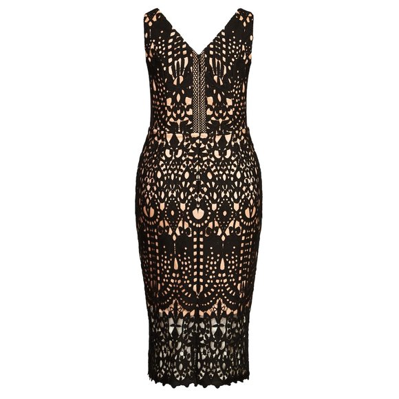 NWT City Chic Dress All Class FF Black L = 20 = 2X - Picture 4 of 5